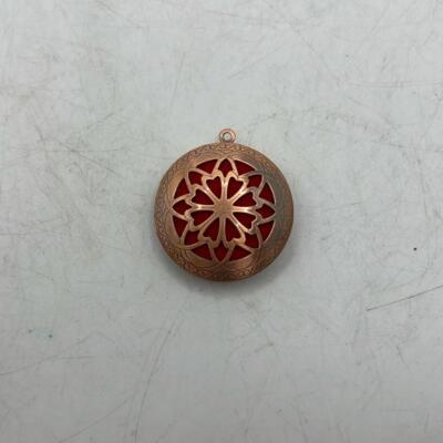 Copper Essential Oil Locket Pendant Necklace Celtic Health Aroma
