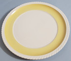 Vintage Steubenville Dinner Plate Monticello Yellow Band 10 1/2" — photo 1