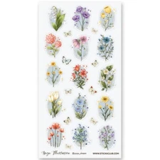 Floral Daydream - Sticker Sheet - Stickers - Flowers - New in Packaging