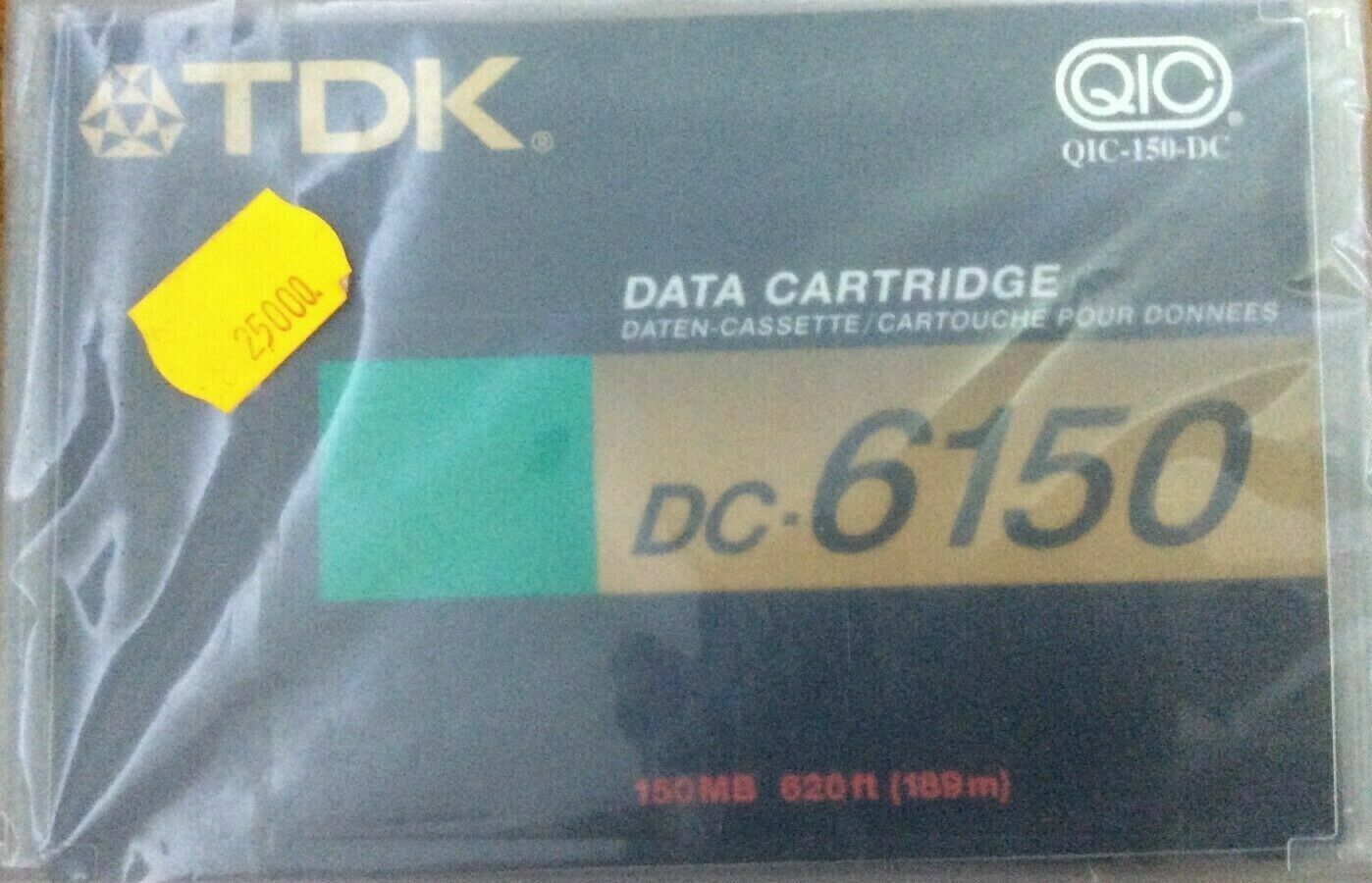 TDK Dc 6150 Cartridge Data Cartridge Reseed