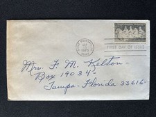 1408 Stone Mountain Memorial FDC Address No Cachet Sep 19 1970 Stone Mountain GA