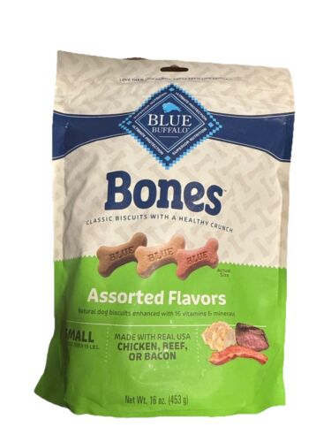 Small Dog, Blue Buffalo Classic Bone Biscuits Assorted Flavors (16 oz)