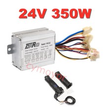 24V 350W Brush Electric Motor Controller  Throttle Grip for E-Bike Scooter ATV