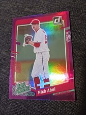 2023 Donruss Baseball Base Holo Purple #141 Mick Abel - Philadelphia Phillies