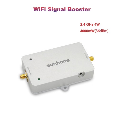 SH24Gi4000 dual chip 4W wireless WIFI signal amplifier for hotels, shopping mall - 第 1/5 張圖片