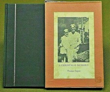 A Christmas Memory Truman Capote 1956 Random House  Book Slipcase, SIGNED