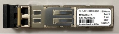 Cisco GLC-FE-100FX-RGD compatible SFP 100BASE-FX 1310nm LC MMF
