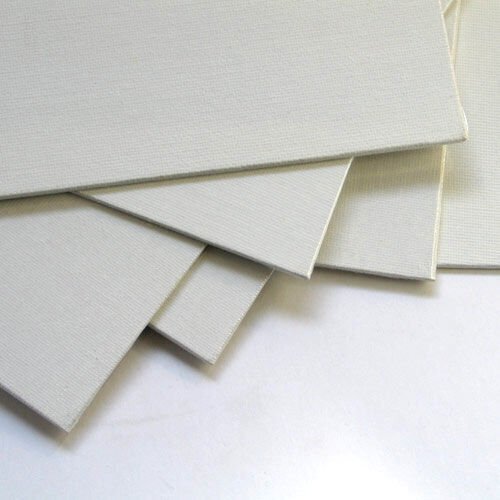 Economy Canvas Panels 6X6 Box of 50 Bulk Discount. White Acid Free Artist Canvas - Picture 1 of 1