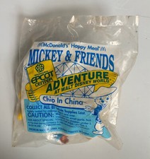 McDonald  s Chip In China Mickey  Friends Disney Epcot 1993 Toy New Sealed