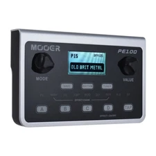 MOOER PE100 Portable Desktop Guitar Multi Effects 198 Presets 39 Effects O4N1
