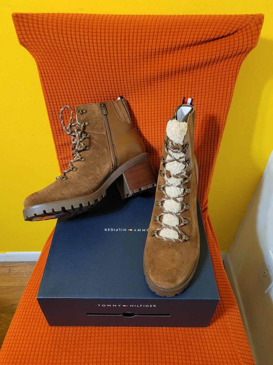 Hilfiger brown boots Clearance