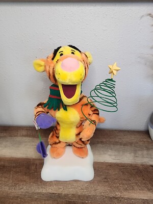 Christmas Disney Tigger Motion-ette  Animated Winnie The Pooh Figure 1998 TELCO