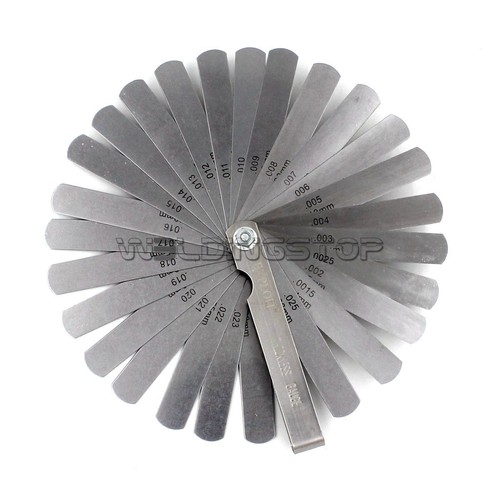 Tappet Feeler Gauge 26 Blades Metric inch thickness gage, valve feller - Picture 4 of 12