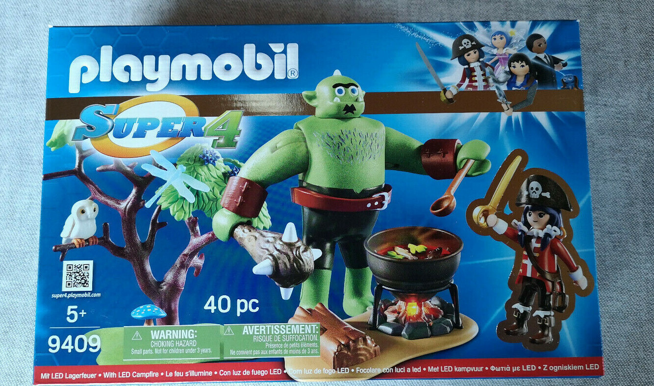 PLAYMOBIL Super 4 9409 Ogre Géant et Ruby figurine neuve scellée pour enfant