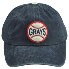 American Needle Negro League Homestead Grays Garment Washed Adjustable Hat Cap