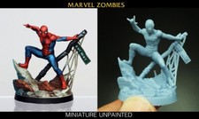 MARVEL ZOMBIES BOARD GAME AUTHENTIC Model Miniature SPIDER MAN Unpainted