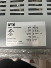 Transfab Tms Dynamic Braking Resistor Part#54633 Model: MR-100