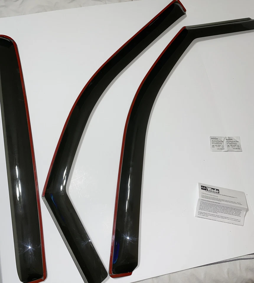 Deflectores de viento en canal: RAM 1500 2019-2022 doble cabina *negro mate* Foto 3 de 4