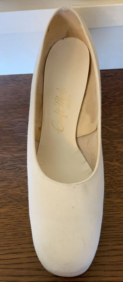 DE COLECCIÓN - TEÑIBLES - Zapatos de Boda Moda Artesanal Tela - Talla 8 1/2 M Foto 2 de 4