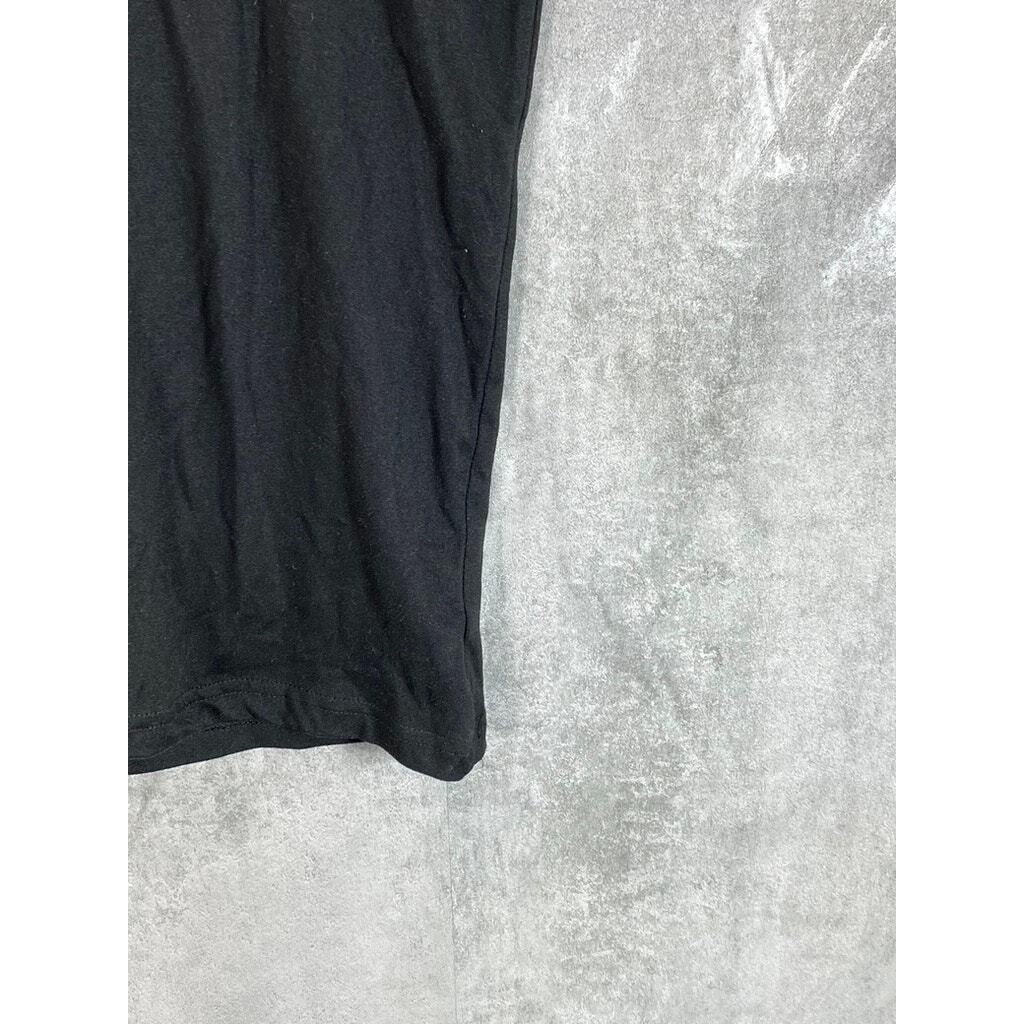 EDDIE BAUER Men's Black Solid Basic Crewneck Shor… - image 6