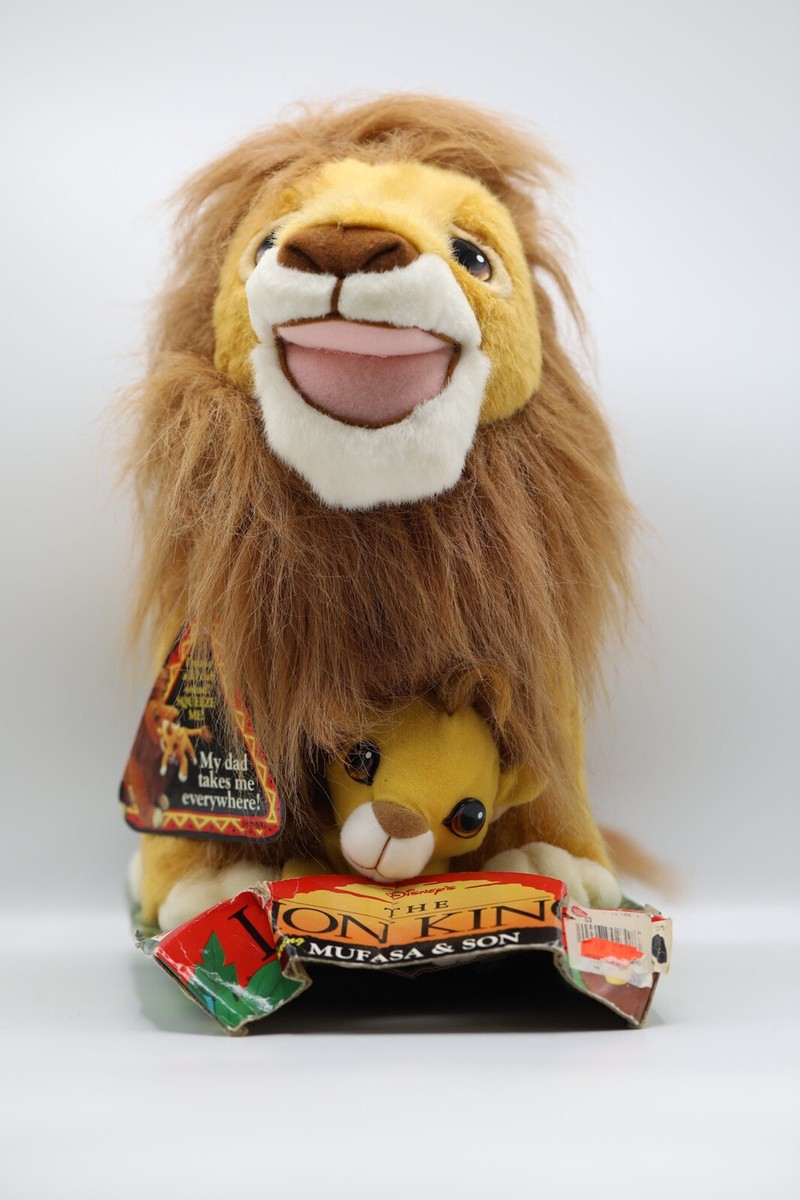 1993 Mattel The Lion King Mufasa & Son Plush | eBay