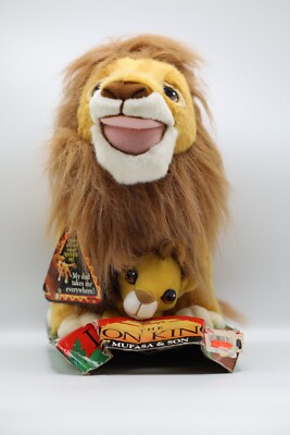 1993 Mattel The Lion King Mufasa & Son Plush | eBay
