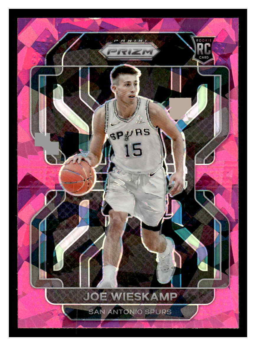 2021 prizm #322 joe wieskamp pink cracked ice