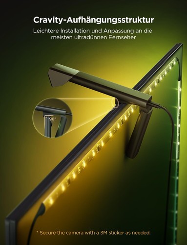 Govee TV Hintergrundbeleuchtung 3 Lite mit Fish-Eye Korrektur Funktion - Bild 4 von 11