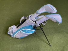 Tour Edge Lady Edge Club Set Driver 3W 6H 8i PW SW Ladies RH HC +Bag