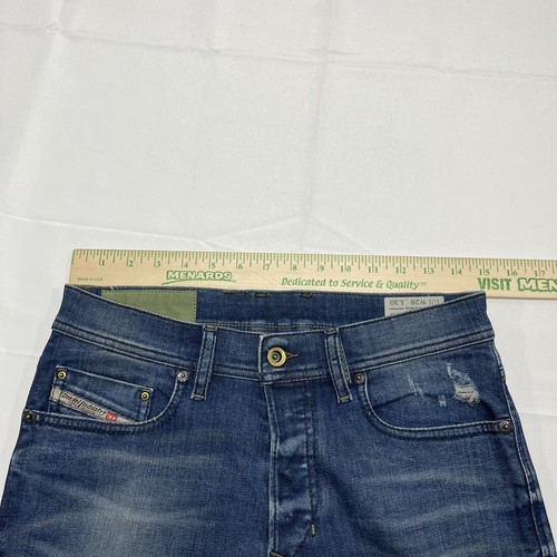 Diesel Jeans Men 28x30 (30x29) Dark Wash Blue Slim Carrot Stretch Tepphar Denim - Picture 6 of 13