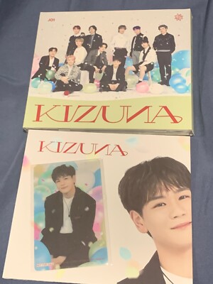 JO1 KIZUNA (Regular Ver.) Album comes with CD, Mame Solo Poster and Card