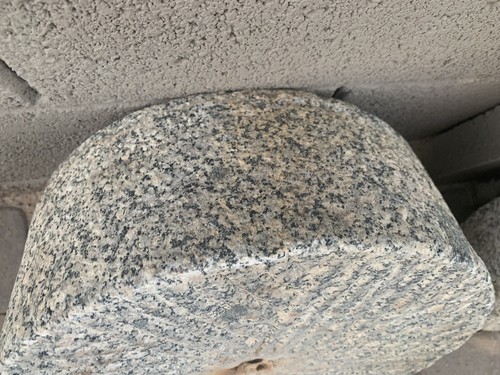 Antique Granite Mill Stone Millstone  14" x 5.5" - Picture 4 of 9