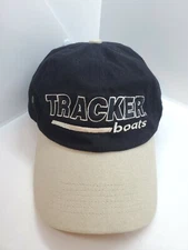 Tracker Boats Black & Beige Strapback Hat Cap