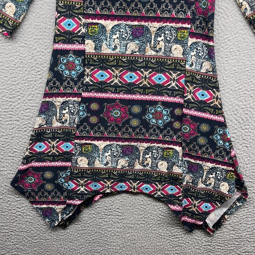 Mudd Girls Dress A-Line Multicolor Geometric Short Sleeve Scoop Neck Size 12 - Picture 4 of 10