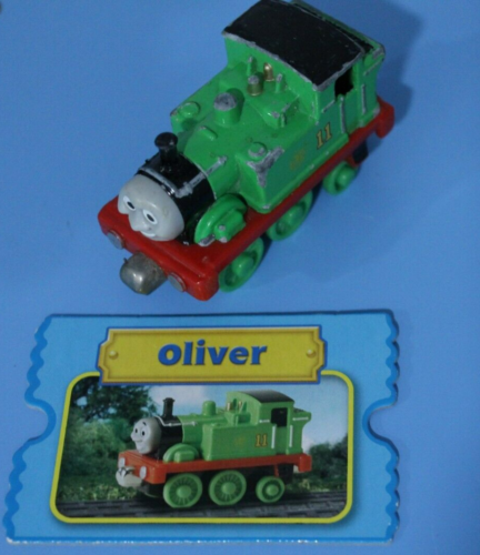 OLIVER - Thomas & Friends Take Along Take N Play Train Engine W/ COLLECTOR CARD - Picture 7 of 7