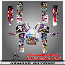 Graphics Kit Yamaha Banshee Full Decals Stickers Set ATV Custom Wrap Design