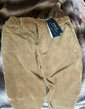Polo Ralph Lauren Youth Boys Brown Corduroy Pants Size 12. Brand new with tags