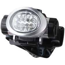 EverBrite LED Headlamp with Strap - 4 Lighting Modes - Silver