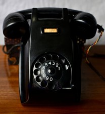 Altes Wandtelefon Ericcson RUEN PTT Wählscheibe Telefon 11421/1  1957 Vintage NL