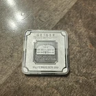 Geiger Edelmetalle 10  Gram Silver Bar .999 Fine Silver Schloss Güldengossa