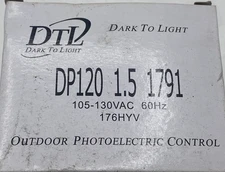 DTL Outdoor Photoelectric Control DP120 1.5 1791 Photocontrol Photo Sensor