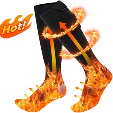 Heated Socks for Women Men 7500mAh Rechargeable Electric Heated Socks Winter Hot