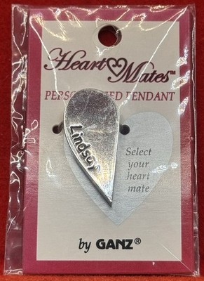 Lindsay Heartmates ganz half heart magnetic charm retro 2000s Personalized