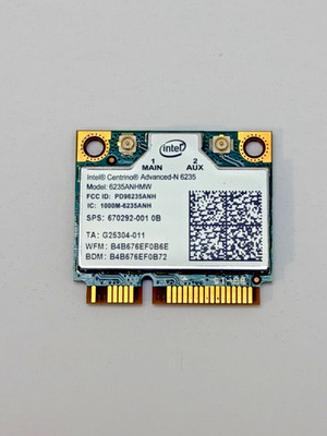   Intel Centrino Advanced-N 6235 WiFi Bluetooth Mini PCIe Card Samsung 8 Dell HP