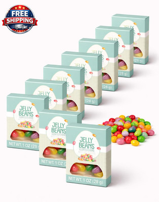 Easter Classic Jelly Beans Candy, Assorted Colors, Nine (1Oz) Mini Theater Boxes
