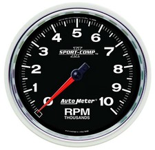 Autometer 3698 Sport-comp Ii Tachometer 5 10k Rpm In-dash