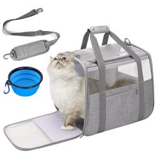 Cat Carrier Soft-Sided for Large Cats, Dog Carriers for Small Dogs, Airline A...
