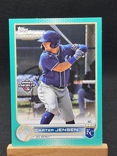 2022 Topps Pro Debut Carter Jensen Aqua Parallel /75