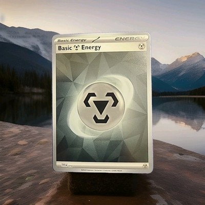 Pokémon Basic Metal Energy HOLO SVE EN 016 Scarlet & Violet Era NM Geometric