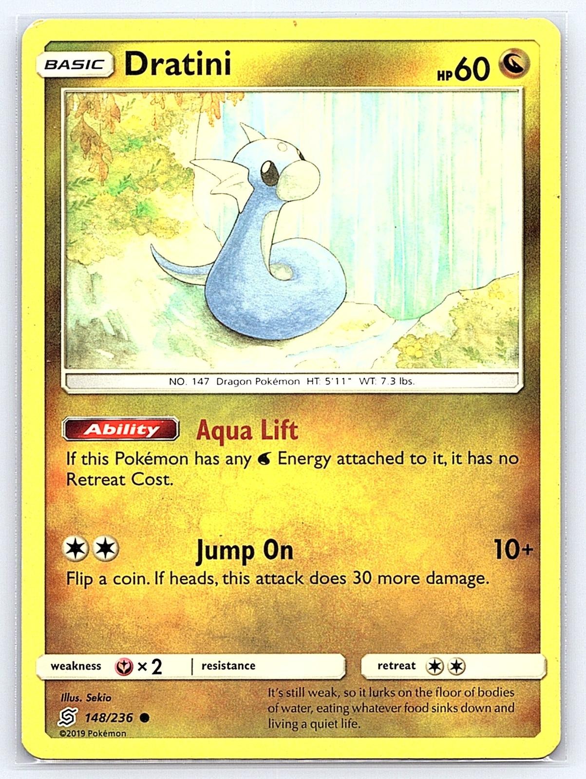 Dratini 148/236 Common Unified Minds Pokemon LP